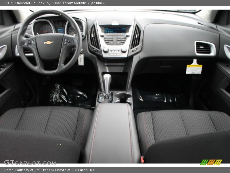 Silver Topaz Metallic / Jet Black 2015 Chevrolet Equinox LS