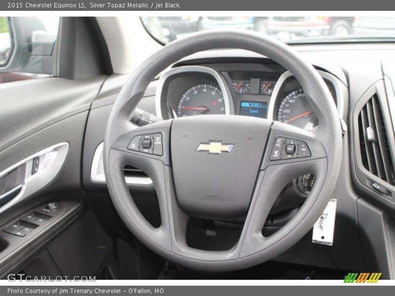 Silver Topaz Metallic / Jet Black 2015 Chevrolet Equinox LS