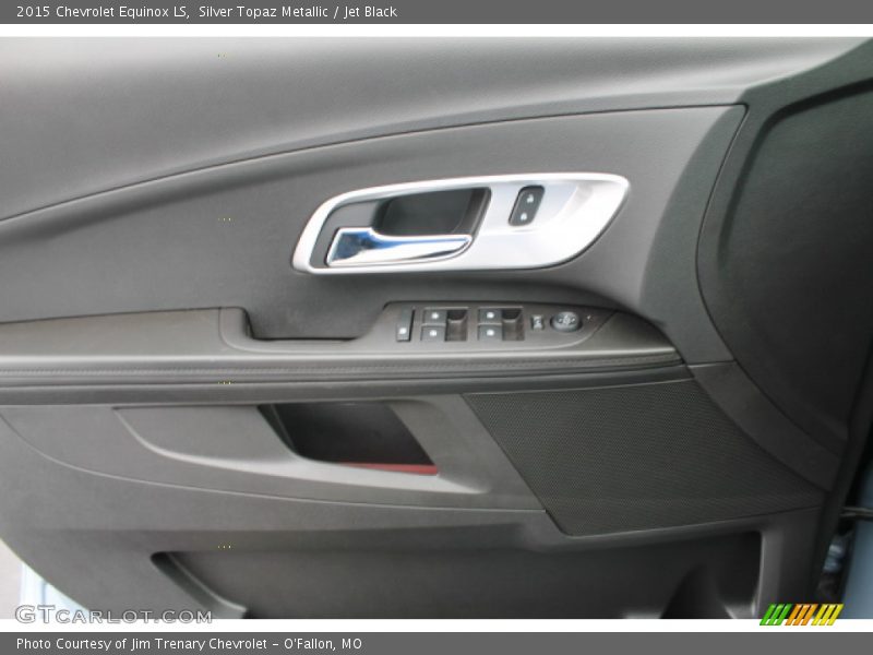 Silver Topaz Metallic / Jet Black 2015 Chevrolet Equinox LS