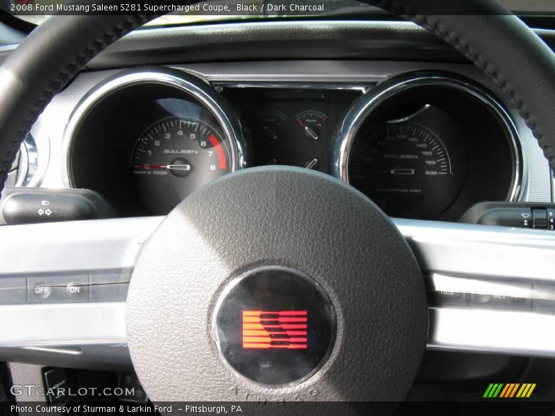Black / Dark Charcoal 2008 Ford Mustang Saleen S281 Supercharged Coupe