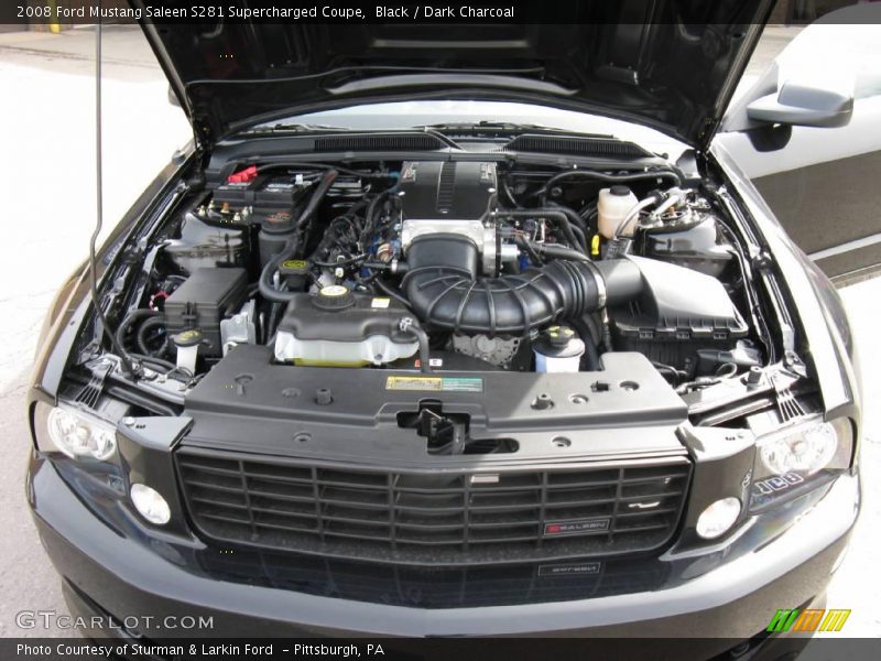 Black / Dark Charcoal 2008 Ford Mustang Saleen S281 Supercharged Coupe