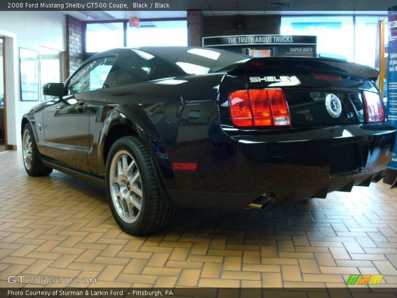 Black / Black 2008 Ford Mustang Shelby GT500 Coupe