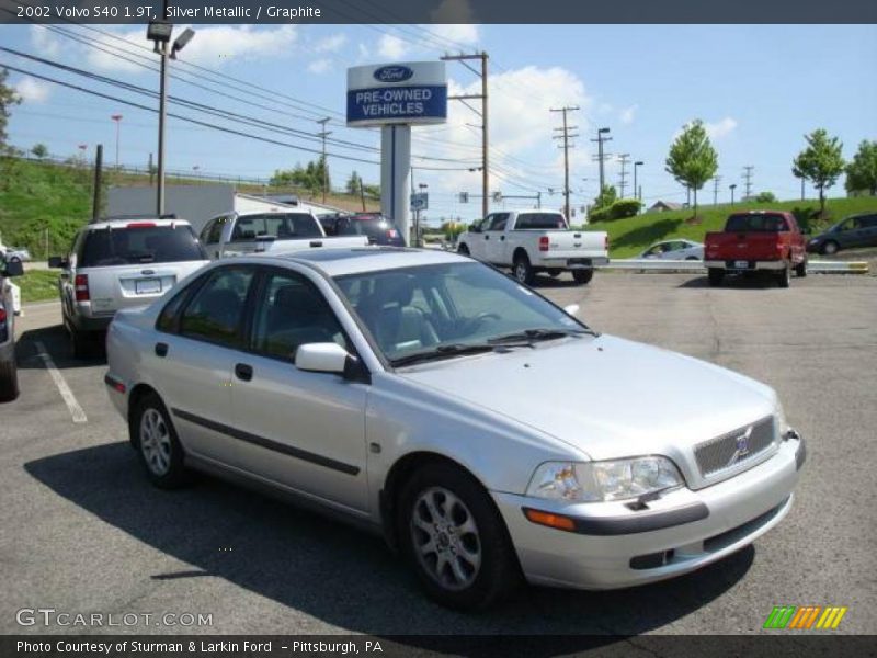 Silver Metallic / Graphite 2002 Volvo S40 1.9T