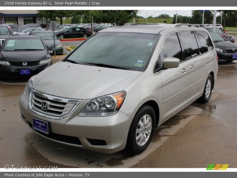 Silver Pearl Metallic / Gray 2008 Honda Odyssey EX-L