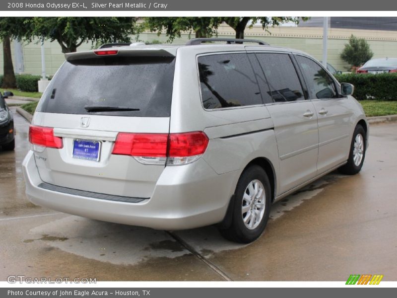 Silver Pearl Metallic / Gray 2008 Honda Odyssey EX-L