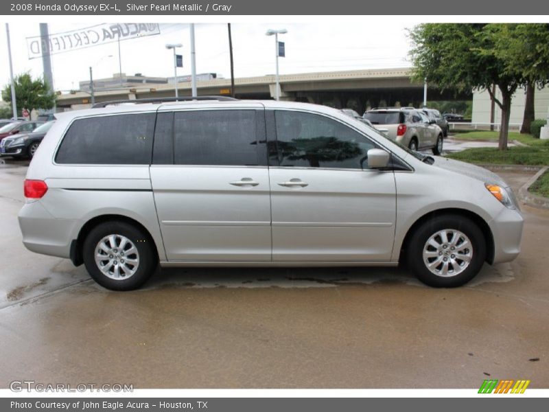 Silver Pearl Metallic / Gray 2008 Honda Odyssey EX-L