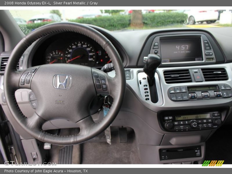 Silver Pearl Metallic / Gray 2008 Honda Odyssey EX-L