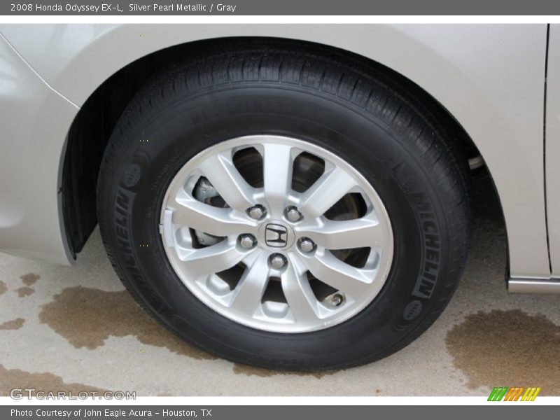 Silver Pearl Metallic / Gray 2008 Honda Odyssey EX-L