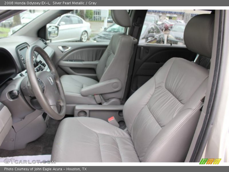 Silver Pearl Metallic / Gray 2008 Honda Odyssey EX-L
