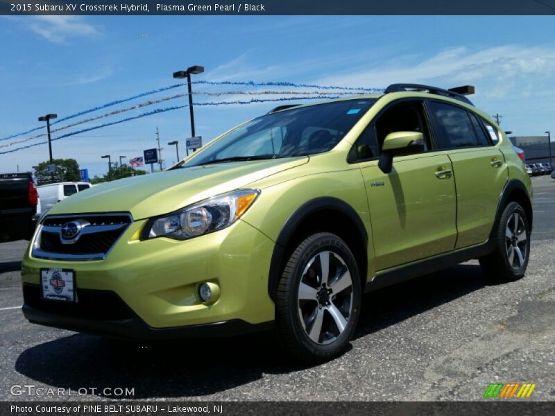Plasma Green Pearl / Black 2015 Subaru XV Crosstrek Hybrid
