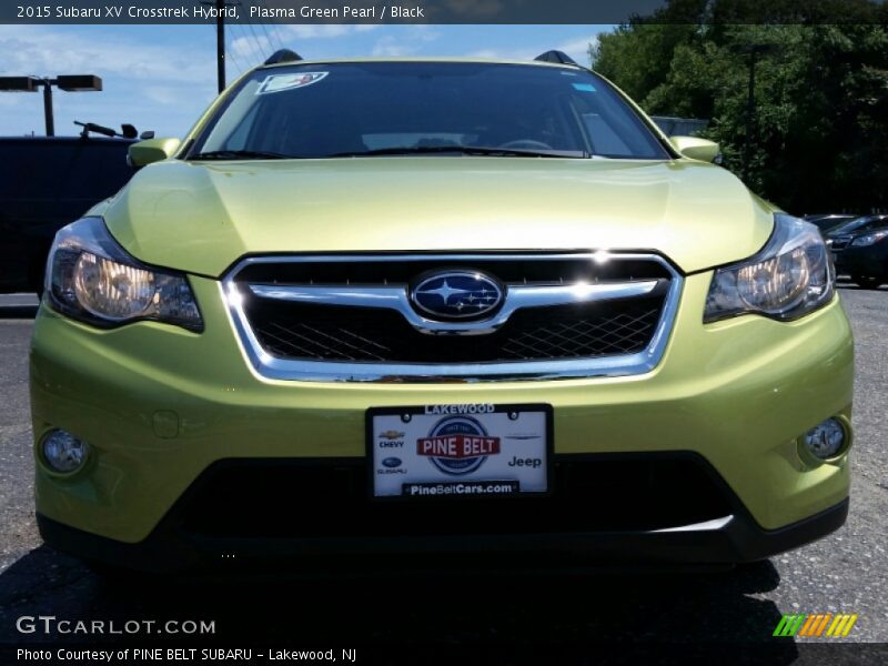 Plasma Green Pearl / Black 2015 Subaru XV Crosstrek Hybrid