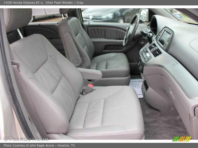 Silver Pearl Metallic / Gray 2008 Honda Odyssey EX-L