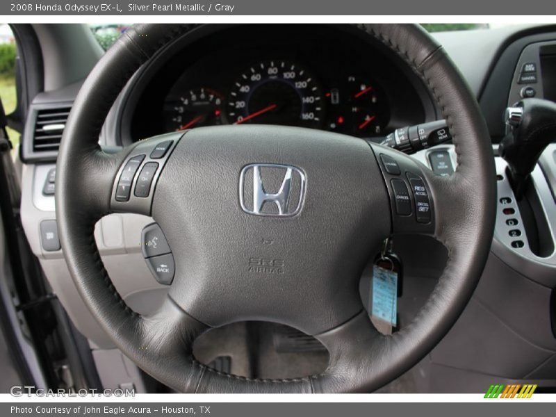 Silver Pearl Metallic / Gray 2008 Honda Odyssey EX-L