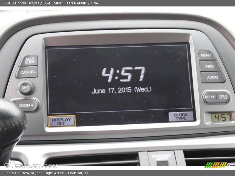 Silver Pearl Metallic / Gray 2008 Honda Odyssey EX-L