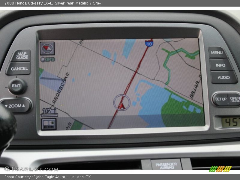 Silver Pearl Metallic / Gray 2008 Honda Odyssey EX-L