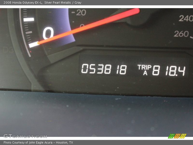 Silver Pearl Metallic / Gray 2008 Honda Odyssey EX-L