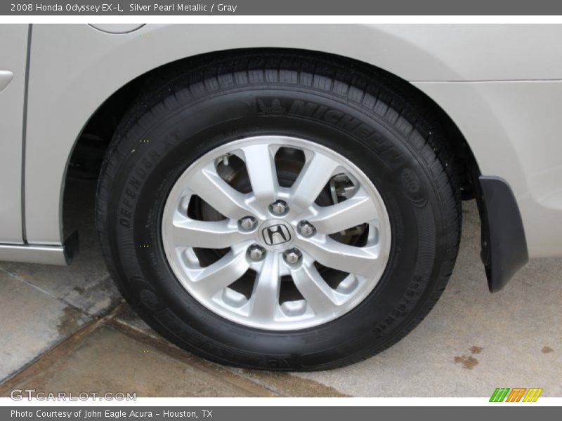 Silver Pearl Metallic / Gray 2008 Honda Odyssey EX-L