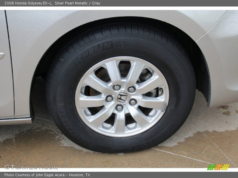 Silver Pearl Metallic / Gray 2008 Honda Odyssey EX-L