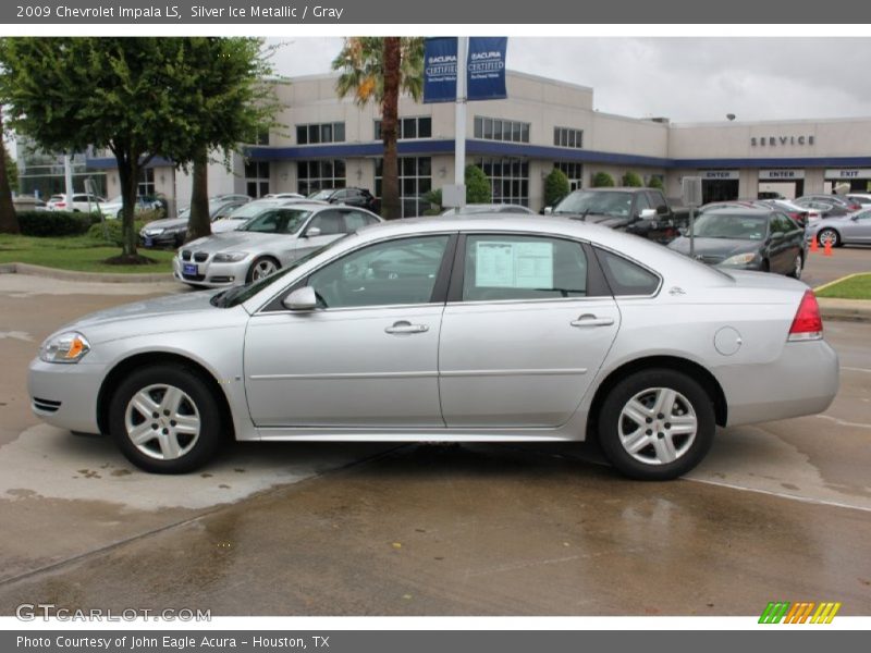 Silver Ice Metallic / Gray 2009 Chevrolet Impala LS