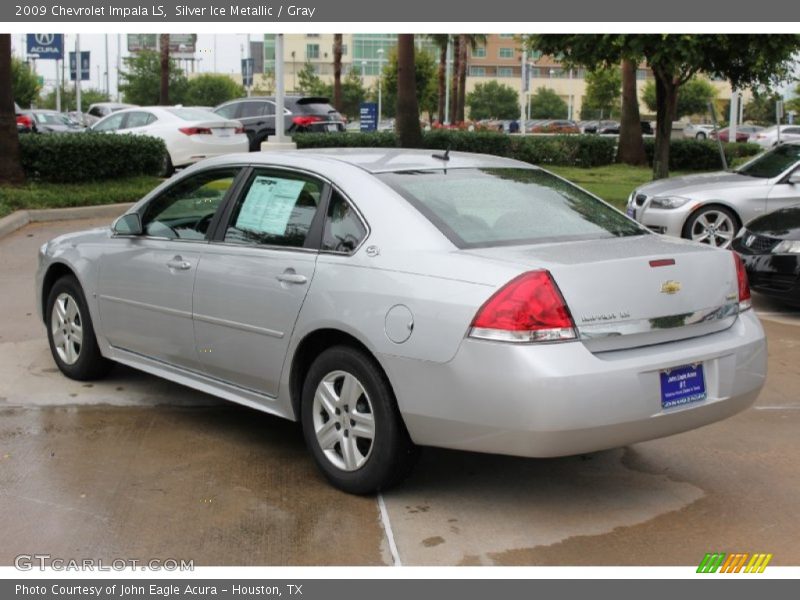 Silver Ice Metallic / Gray 2009 Chevrolet Impala LS