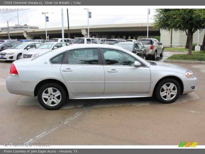 Silver Ice Metallic / Gray 2009 Chevrolet Impala LS