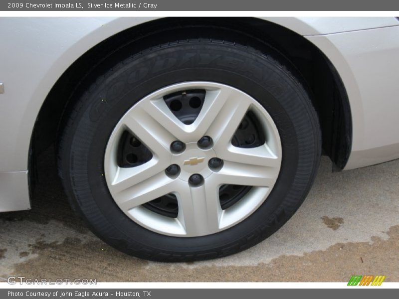 Silver Ice Metallic / Gray 2009 Chevrolet Impala LS