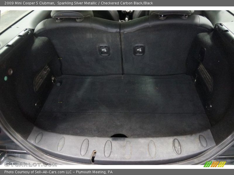 Sparkling Silver Metallic / Checkered Carbon Black/Black 2009 Mini Cooper S Clubman