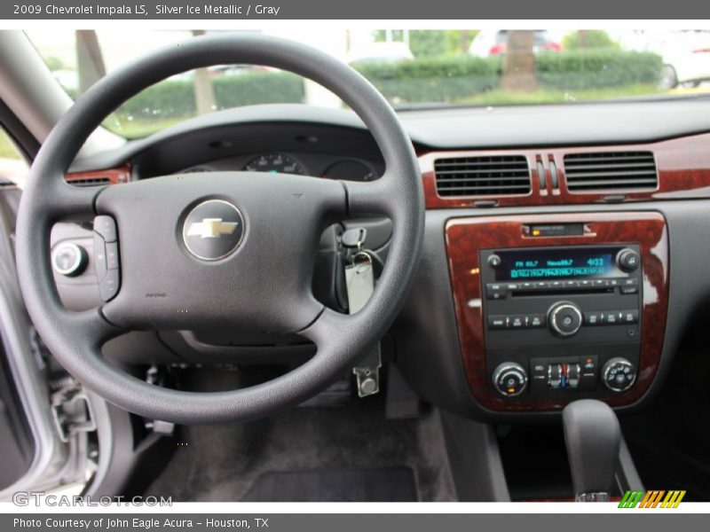 Silver Ice Metallic / Gray 2009 Chevrolet Impala LS