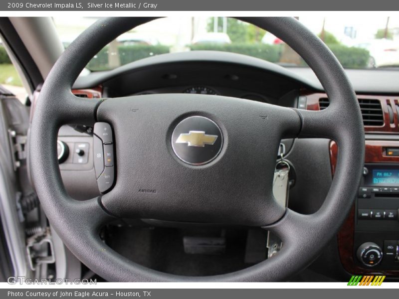 Silver Ice Metallic / Gray 2009 Chevrolet Impala LS