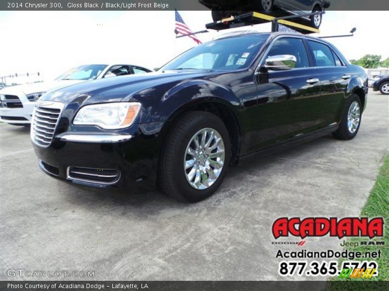 Gloss Black / Black/Light Frost Beige 2014 Chrysler 300