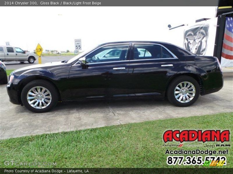 Gloss Black / Black/Light Frost Beige 2014 Chrysler 300