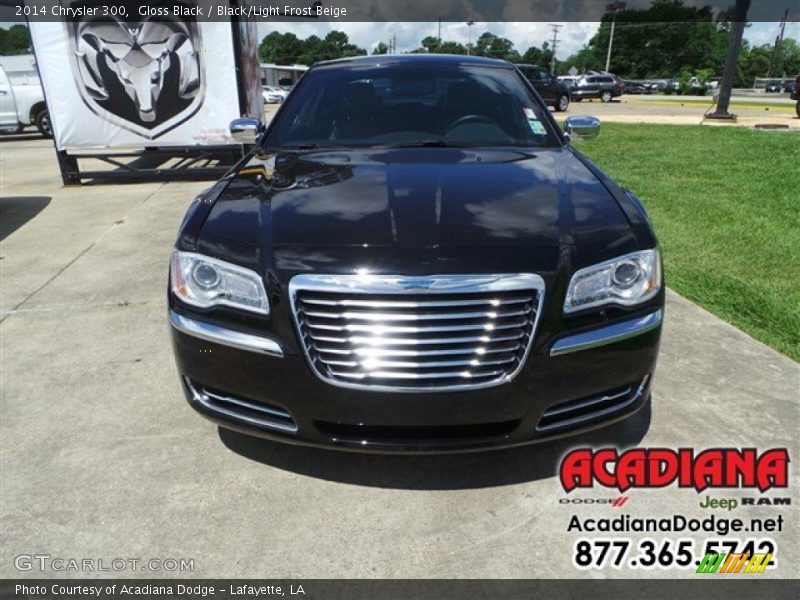 Gloss Black / Black/Light Frost Beige 2014 Chrysler 300