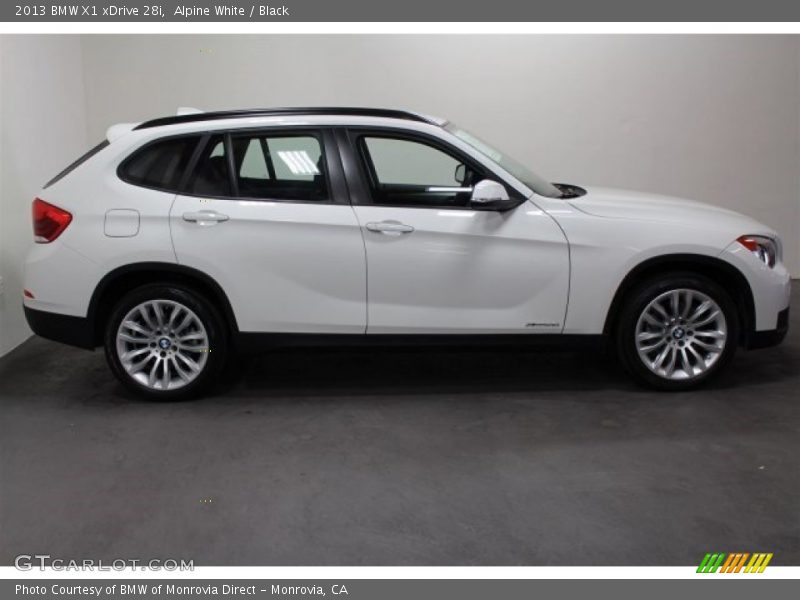 Alpine White / Black 2013 BMW X1 xDrive 28i