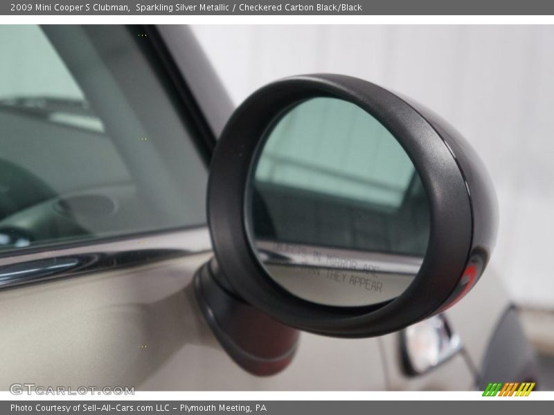 Sparkling Silver Metallic / Checkered Carbon Black/Black 2009 Mini Cooper S Clubman