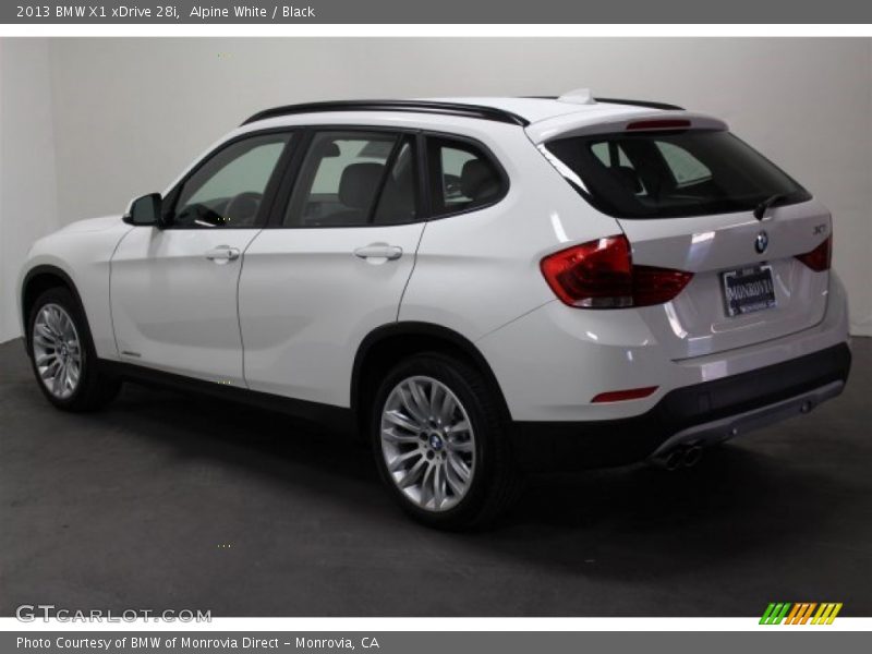 Alpine White / Black 2013 BMW X1 xDrive 28i