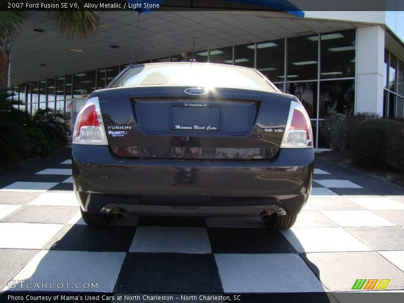 Alloy Metallic / Light Stone 2007 Ford Fusion SE V6