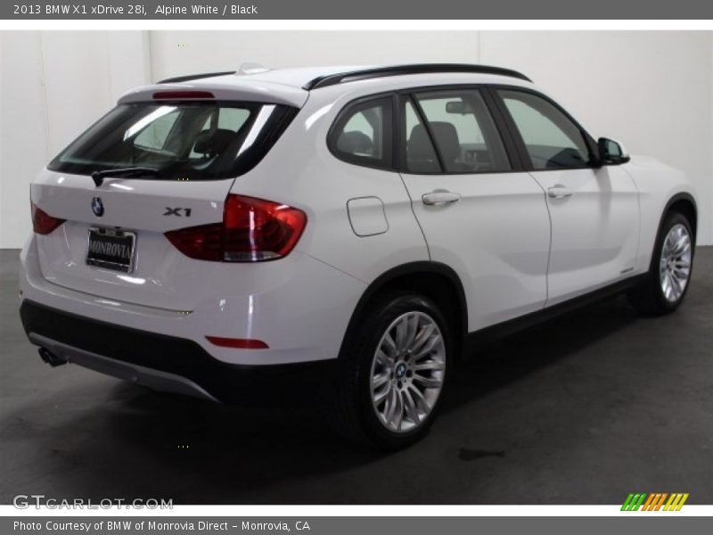 Alpine White / Black 2013 BMW X1 xDrive 28i