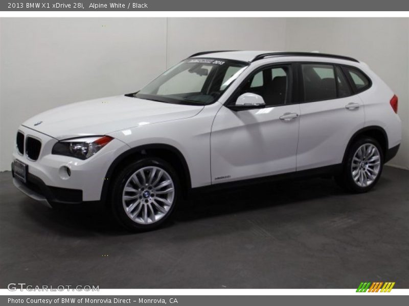 Alpine White / Black 2013 BMW X1 xDrive 28i