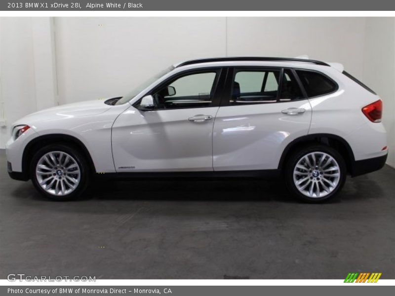 Alpine White / Black 2013 BMW X1 xDrive 28i