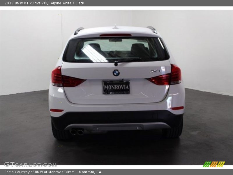 Alpine White / Black 2013 BMW X1 xDrive 28i