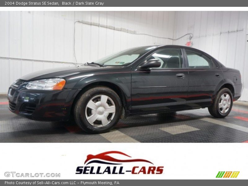 Black / Dark Slate Gray 2004 Dodge Stratus SE Sedan