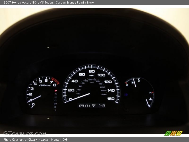 Carbon Bronze Pearl / Ivory 2007 Honda Accord EX-L V6 Sedan