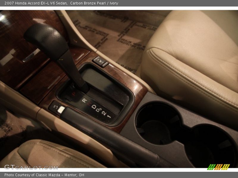 Carbon Bronze Pearl / Ivory 2007 Honda Accord EX-L V6 Sedan