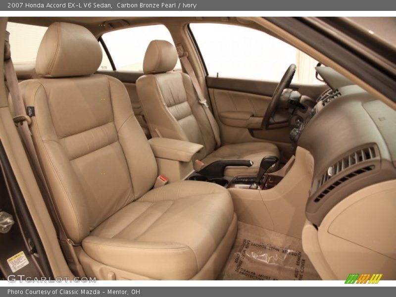 Carbon Bronze Pearl / Ivory 2007 Honda Accord EX-L V6 Sedan