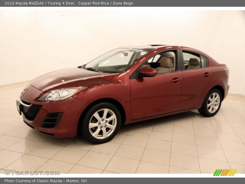 Copper Red Mica / Dune Beige 2010 Mazda MAZDA3 i Touring 4 Door