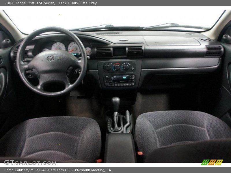 Black / Dark Slate Gray 2004 Dodge Stratus SE Sedan