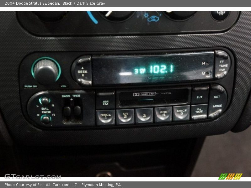 Black / Dark Slate Gray 2004 Dodge Stratus SE Sedan