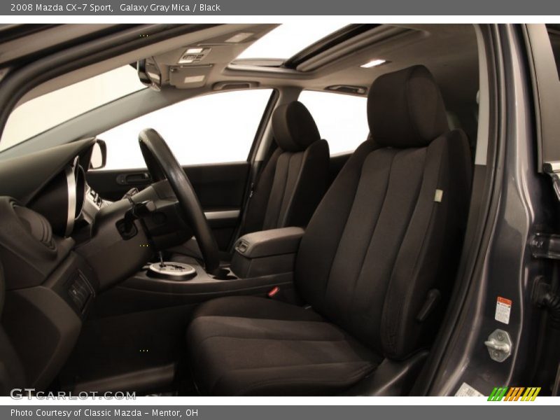 Galaxy Gray Mica / Black 2008 Mazda CX-7 Sport