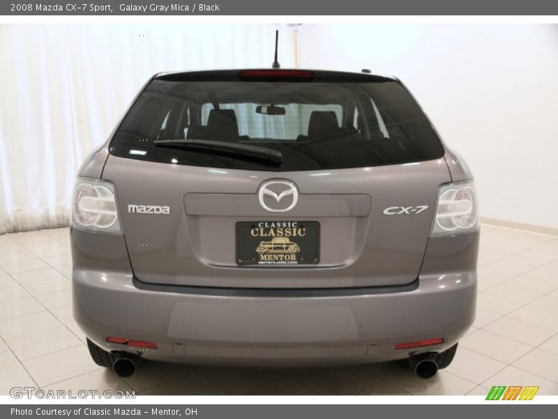 Galaxy Gray Mica / Black 2008 Mazda CX-7 Sport