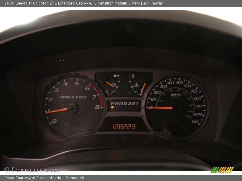 Silver Birch Metallic / Very Dark Pewter 2006 Chevrolet Colorado Z71 Extended Cab 4x4